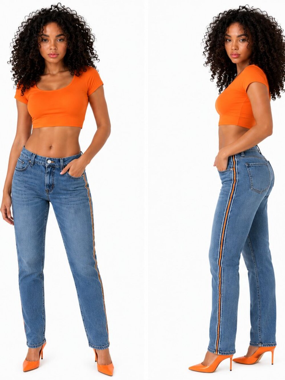 Sunset Stripe Jeans